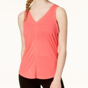 Calvin Klein Vent Back V-neck Tank Top
